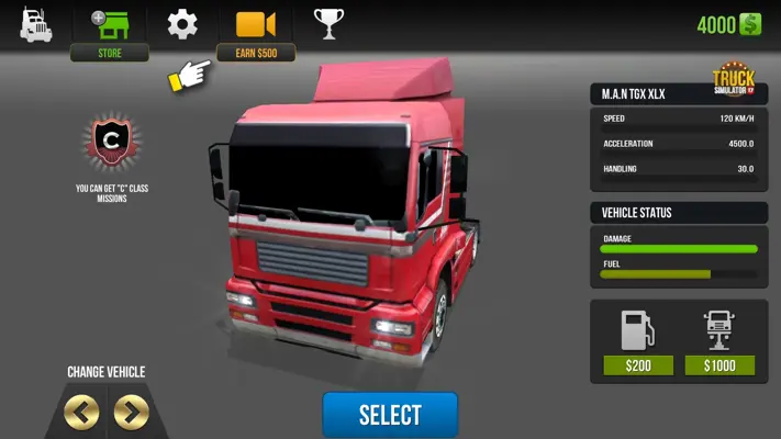 Truck Simulator 2017 android App screenshot 0